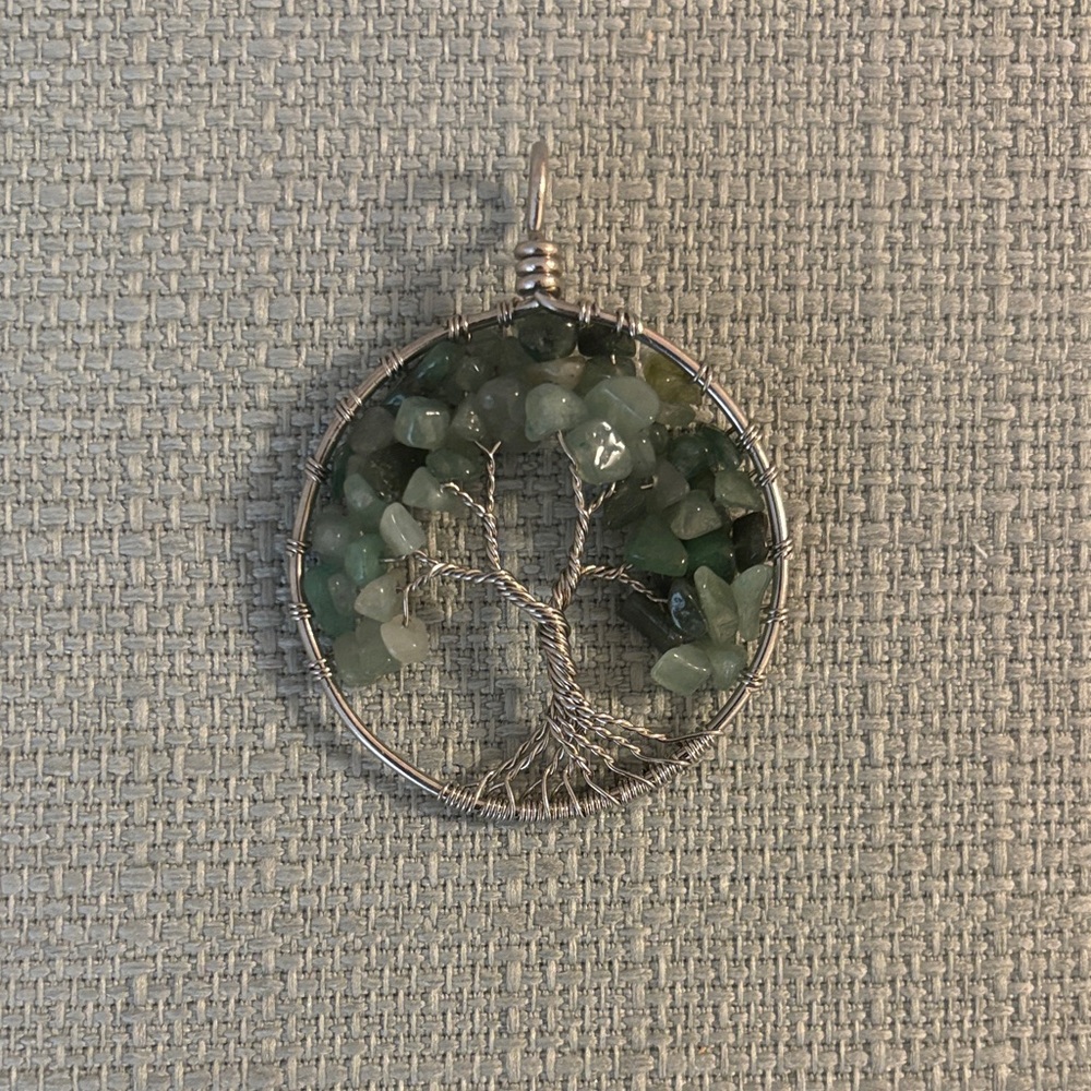Handmade Silver Tree of Life Wire Wrapped Pendant